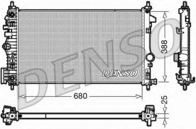 DENSO drm20108 -  Радиатор, охлаждение двигателя