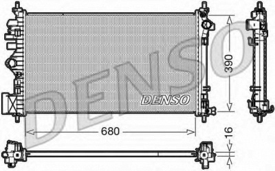 DENSO drm20111 -  Радиатор, охлаждение двигателя