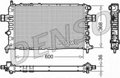 DENSO drm20112 -  Радиатор, охлаждение двигателя