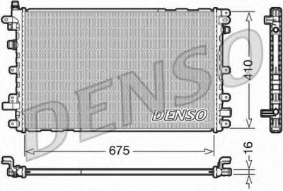 DENSO drm20113 -  Радиатор, охлаждение двигателя