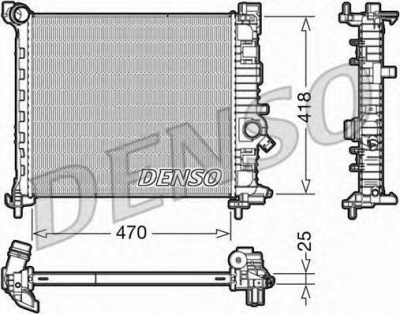 DENSO drm20114 -  Радиатор, охлаждение двигателя