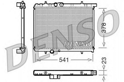 DENSO drm21031 -  Радиатор, охлаждение двигателя