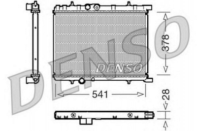 DENSO drm21032 -  Радиатор, охлаждение двигателя