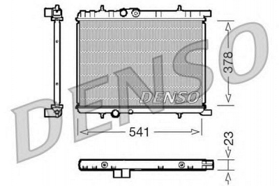 DENSO drm21033 -  Радиатор, охлаждение двигателя