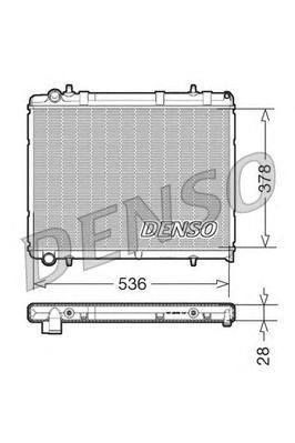 DENSO drm21035 -  Радиатор, охлаждение двигателя