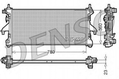 DENSO drm21100 -  Радиатор, охлаждение двигателя