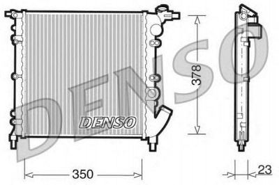 DENSO drm23003 -  Радиатор, охлаждение двигателя