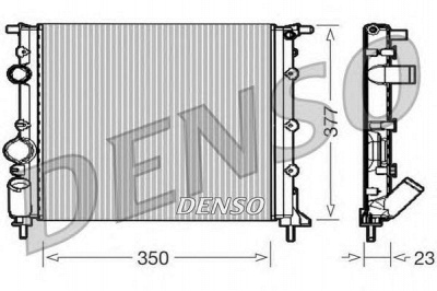 DENSO drm23010 -  Радиатор, охлаждение двигателя