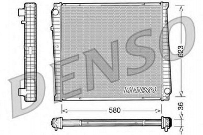 DENSO drm23017 -  Радиатор, охлаждение двигателя