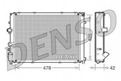 DENSO drm23031 -  Радиатор, охлаждение двигателя