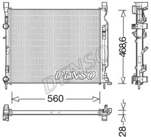 DENSO drm23037 -  Радиатор, охлаждение двигателя