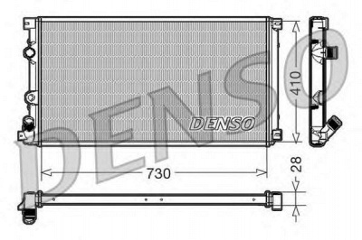 DENSO drm23090 -  Радиатор, охлаждение двигателя