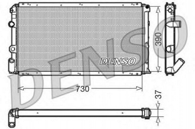 DENSO drm23091 -  Радиатор, охлаждение двигателя