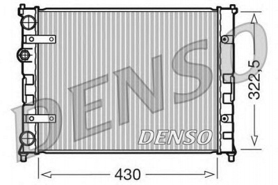 DENSO drm26007 -  Радиатор, охлаждение двигателя