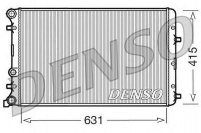 DENSO drm27004 -  Радиатор, охлаждение двигателя