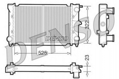 DENSO drm32003 -  Радиатор, охлаждение двигателя