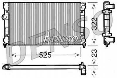 DENSO drm32006 -  Радиатор, охлаждение двигателя