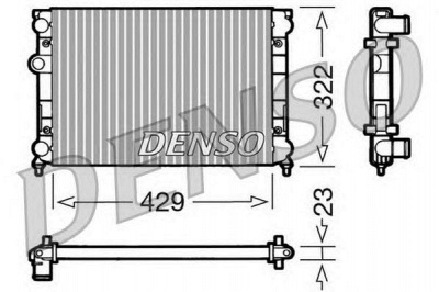 DENSO drm32007 -  Радиатор, охлаждение двигателя