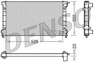 DENSO drm32024 -  Радиатор, охлаждение двигателя
