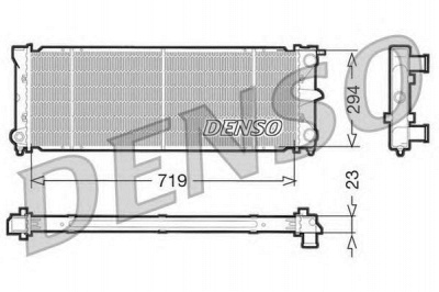DENSO drm32026 -  Радиатор, охлаждение двигателя