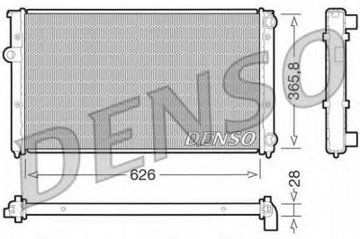 DENSO drm32027 -  Радиатор, охлаждение двигателя