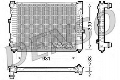 DENSO drm32029 -  Радиатор, охлаждение двигателя