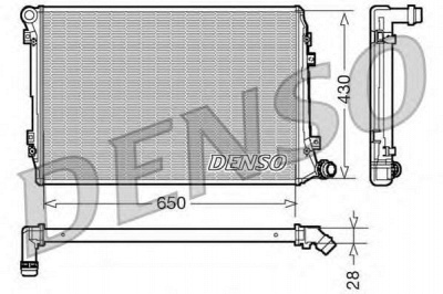 DENSO drm32037 -  Радиатор, охлаждение двигателя