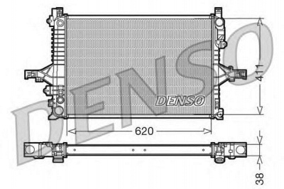 DENSO drm33066 -  Радиатор, охлаждение двигателя