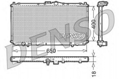DENSO drm45010 -  Радиатор, охлаждение двигателя
