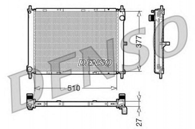 DENSO drm46003 -  Радиатор, охлаждение двигателя