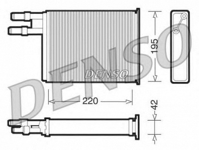 DENSO drr09031 -  Теплообменник, отопление салона