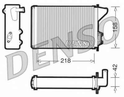 DENSO drr09040 -  Теплообменник, отопление салона
