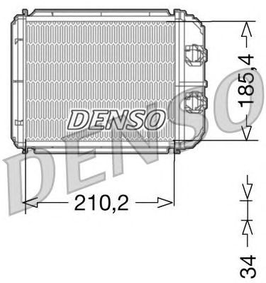 DENSO drr23014 -  Теплообменник, отопление салона