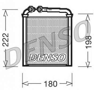 DENSO drr32005 -  Теплообменник, отопление салона