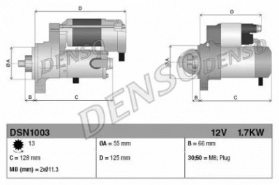 DENSO dsn1003 -  Стартер