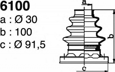 DEPA 3370300 -  Приводной вал