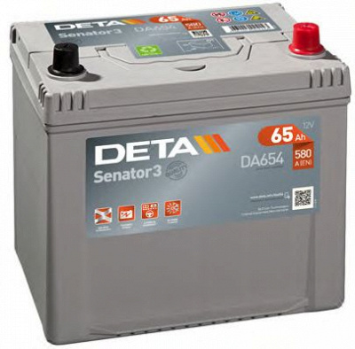 DETA da654 -  Батарея аккумуляторная, 12В 65А/ч
