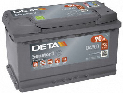 DETA da900 -  Батарея аккумуляторная, 12В 90А/ч