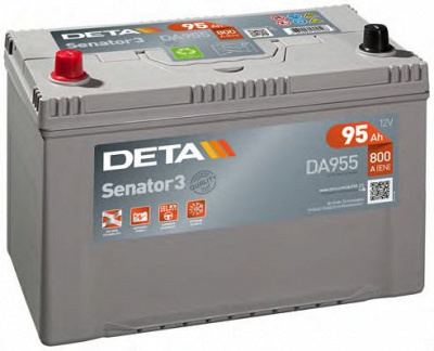 DETA da955 -  АККУМУЛЯТОР DETA SENATOR3 CARBON BOOST 12V 95AH 80