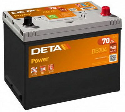 DETA db704 -  Батарея аккумуляторная, 12В 70А/ч