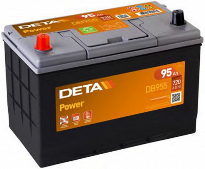 DETA db955 -  АККУМУЛЯТОР DETA POWER 12V 95AH 720A ETN 1(L+) KOR