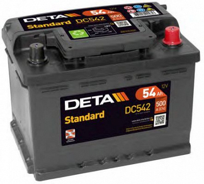 DETA dc542 -  Батарея аккумуляторная, 12В 54А/ч