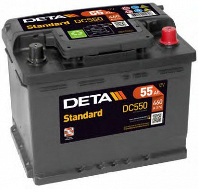 DETA dc550 -  Батарея аккумуляторная, 12В 55А/ч