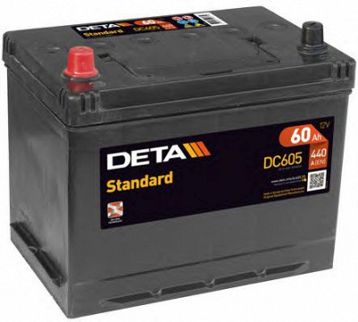 DETA dc605 -  Стартерная аккумуляторная батарея