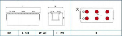 DETA dd1803 -  Стартерная аккумуляторная батарея