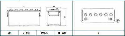 DETA dg1008 -  Стартерная аккумуляторная батарея