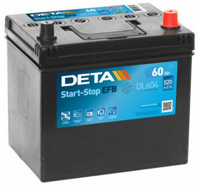 DETA dl604 -  Стартерная аккумуляторная батарея