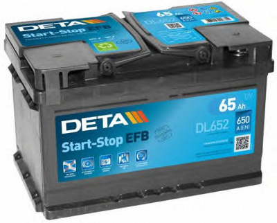 DETA dl652 -  Стартерная аккумуляторная батарея
