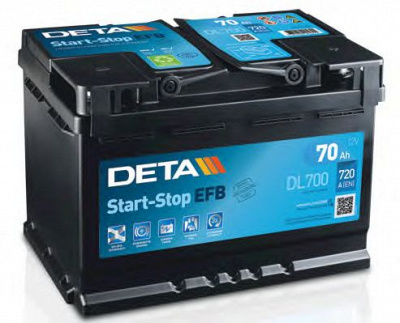DETA dl700 -  Стартерная аккумуляторная батарея