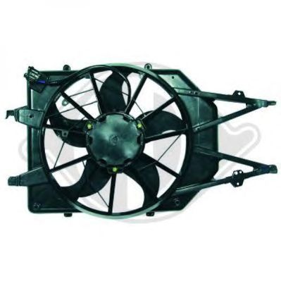 DIEDERICHS 1415401 -  Вентилятор, охлаждение двигателя